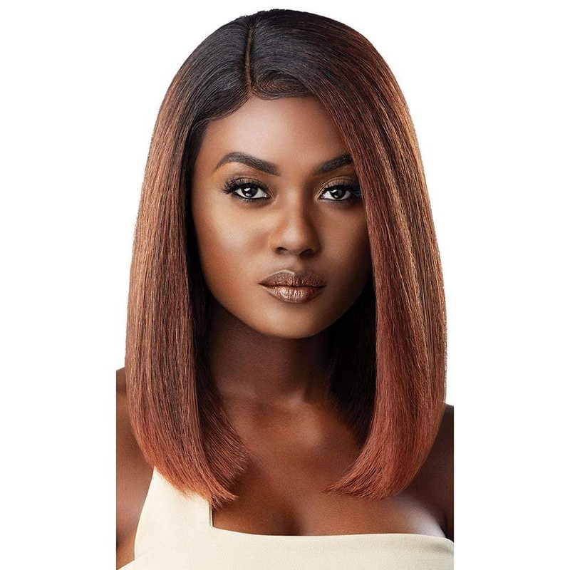 Outre Melted Hairline Synthetic Lace Front Wig – Breanne 1 JET BLACK