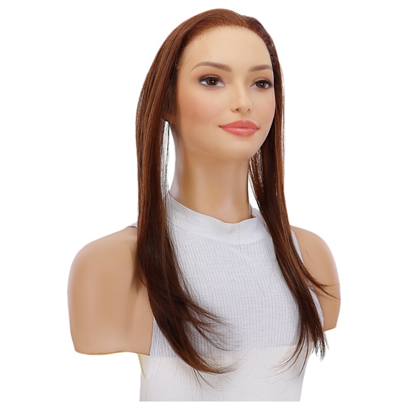 16″ Hairline Topper #Auburn 3 cm