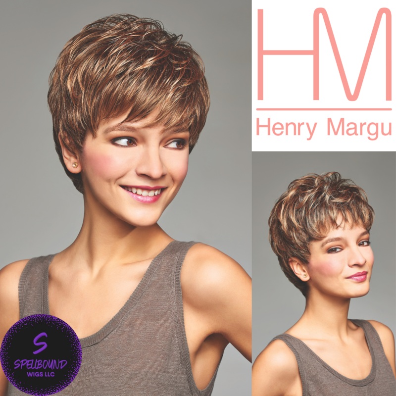 Amber – Synthetic Wig Collection by Henry Margu 1BH – Off black with medium dark brown highlights