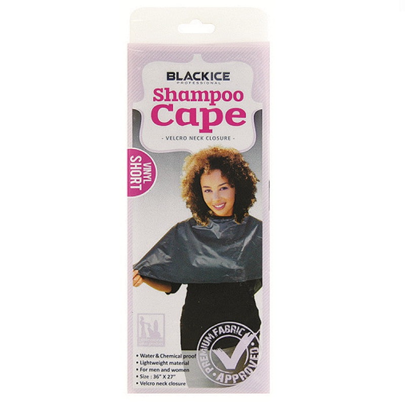 Blackice Professional SHAMPOO CAPE VINYL SHORT/LONG LONG