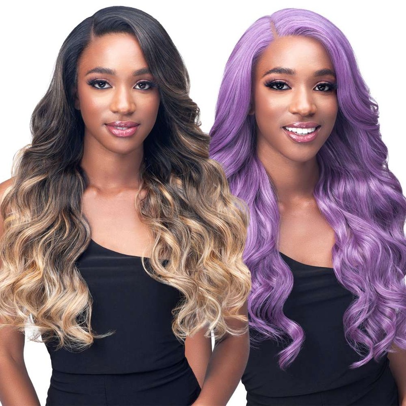 Bobbi Boss 13×4 Glueless Lace Frontal Wig – MLF264 Paisley 1 JET BLACK