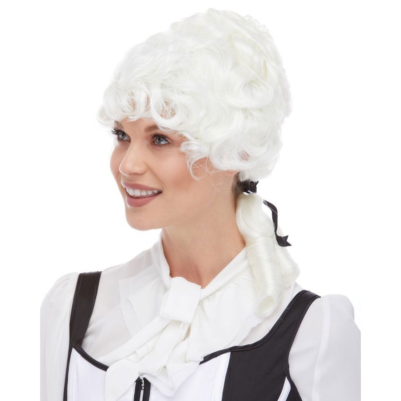 Colonial Woman | Costume Wig by Characters 8-White
