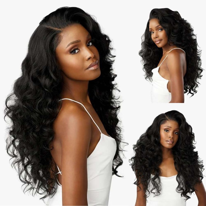 Sensationnel Bare Lace Glueless 100% Full Lace Wig – Unit 4 1 JET BLACK