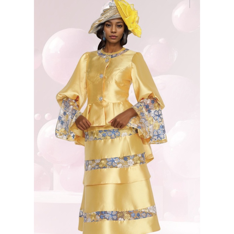 Layers of Luxe 2PC Suit Gold 8
