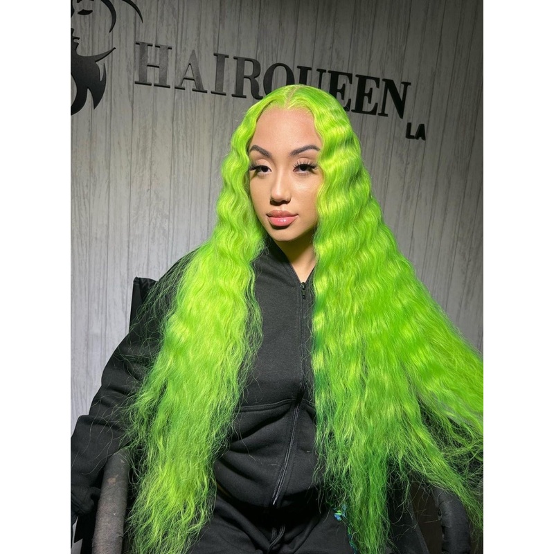 Lime Lace Wig 16″ Straight Standard