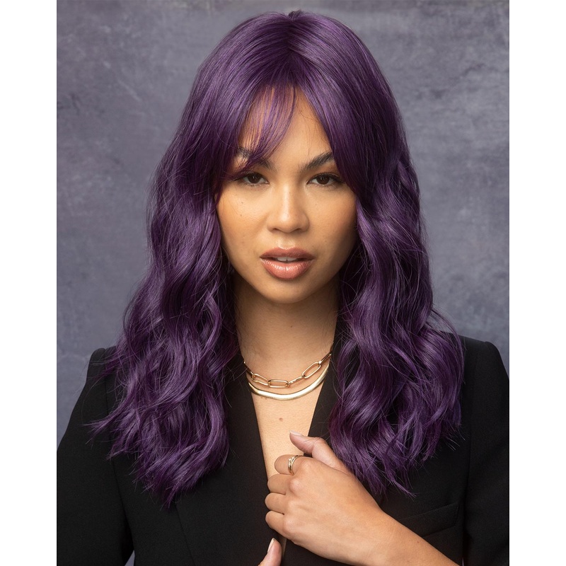 Lush Wavez | Lace Front & Monofilament Part Synthetic Wig by Rene of Paris Lilac Cloud
