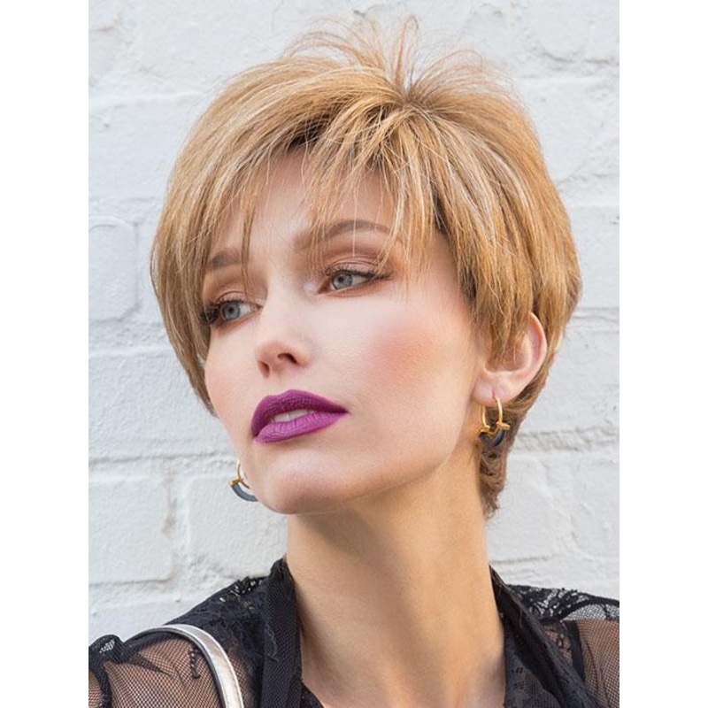 Modern Top Piece | Synthetic Hair Topper (Basic Base) CHAMPAGNE-R