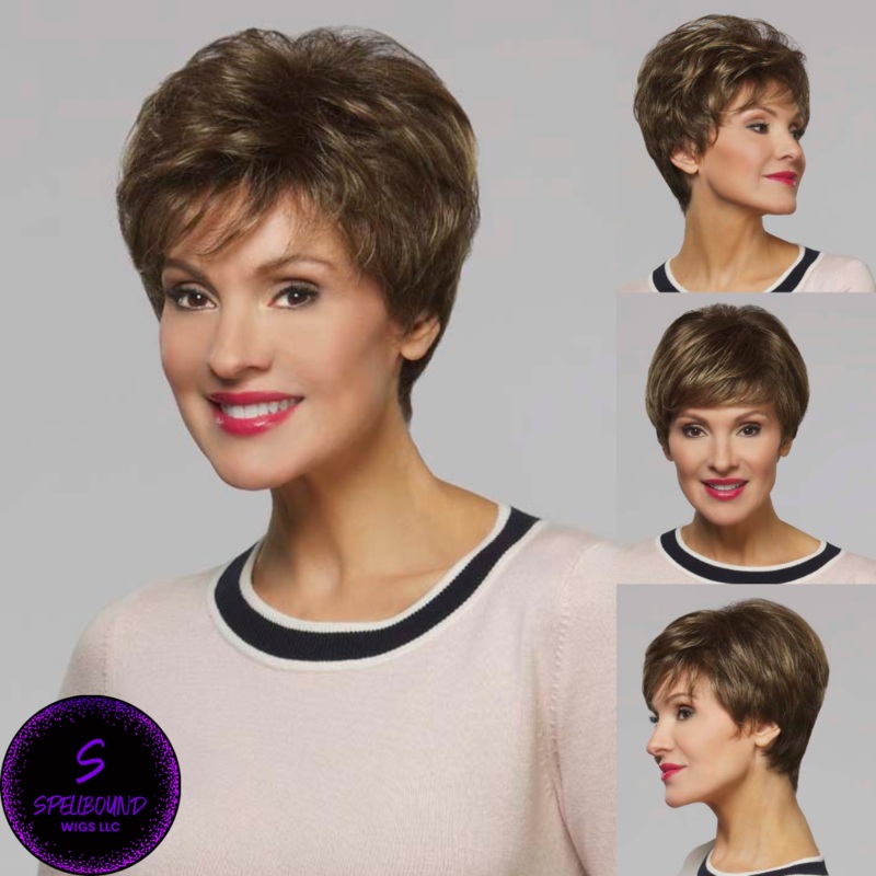Annette – Synthetic Wig Collection by Henry Margu 1BH – Off black with medium dark brown highlights
