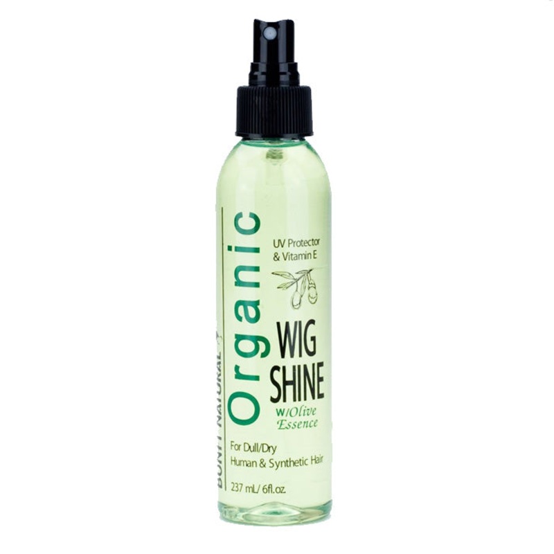 Bonfi Natural Organic Wig Shine with Olive Essence 6 oz 6 OZ