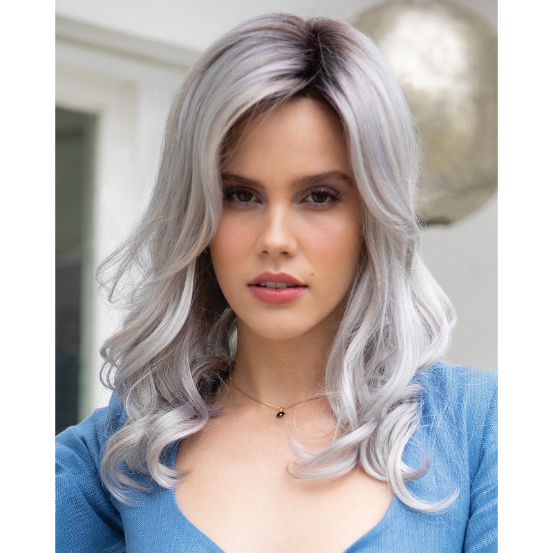 Ensley | Lace Front & Monofilament Part Synthetic Wig by Orchid Chocolate Pretzel