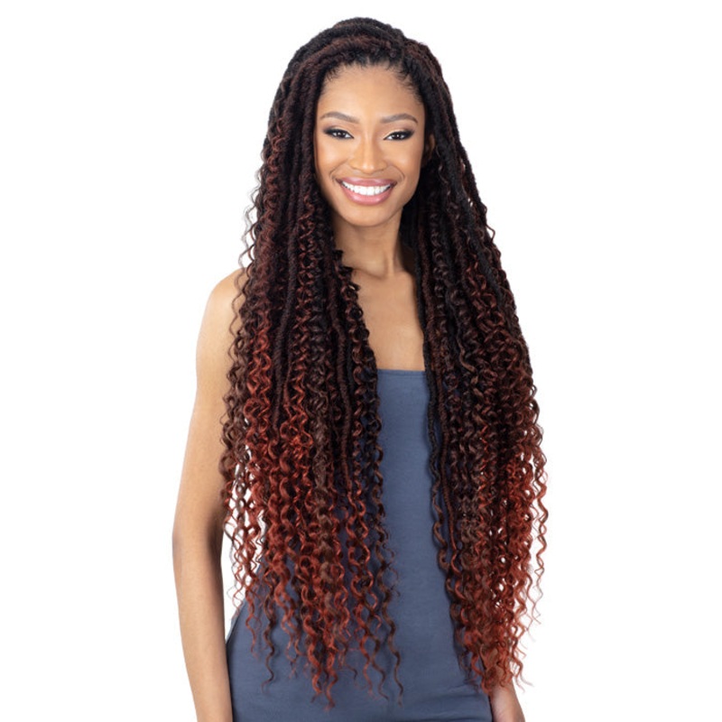 Freetress by Shake N Go Pre-Looped Crochet Braids – BOHO HIPPIE LOC 30″ 1