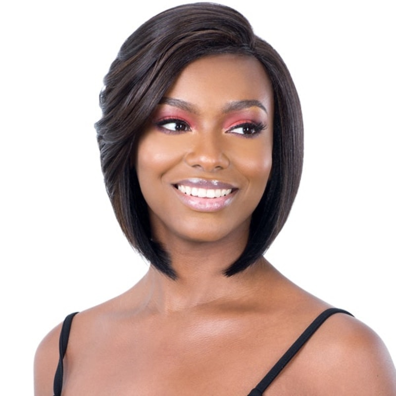 Freetress Equal Synthetic Hair 5 Inch Lace Part Wig CLASSY SIDE BANG 1