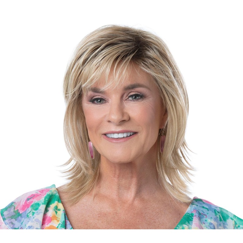 Stylish Shag Wig by Toni Brattin Brown Blonde