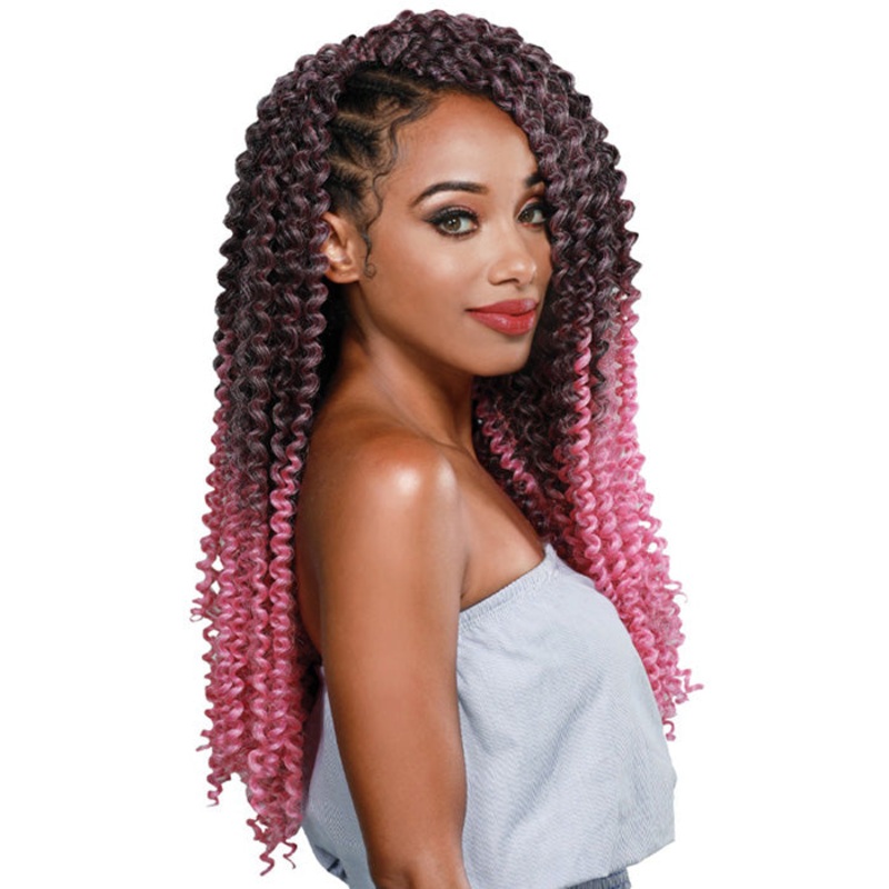 Zury Sis Double Strand Crochet Braid – WATER WAVE 22″ SOMORANGE
