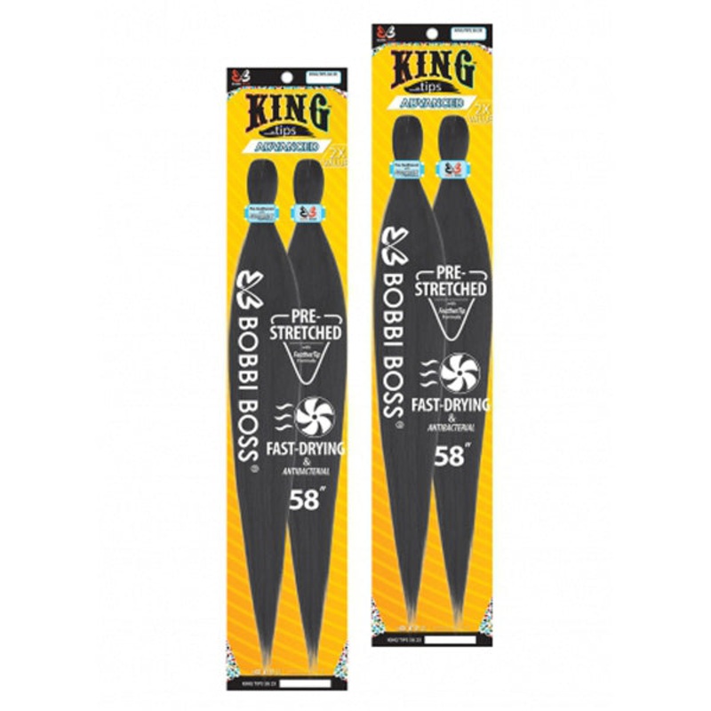 Bobbi Boss Synthetic Advanced Pre-Feathered Braid – KINGTIPS 58 2X 30