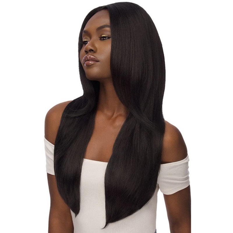 Outre Simply 100% Non-Processed Human Hair Weave Bundle – NATURAL STRAIGHT 10/12/14 NBLK