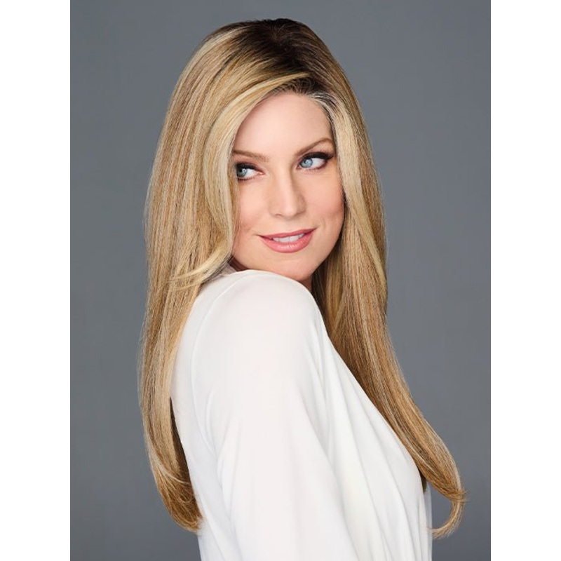 Top Billing 18″ | Synthetic Lace Front Hair Topper (Mono Top) RL1