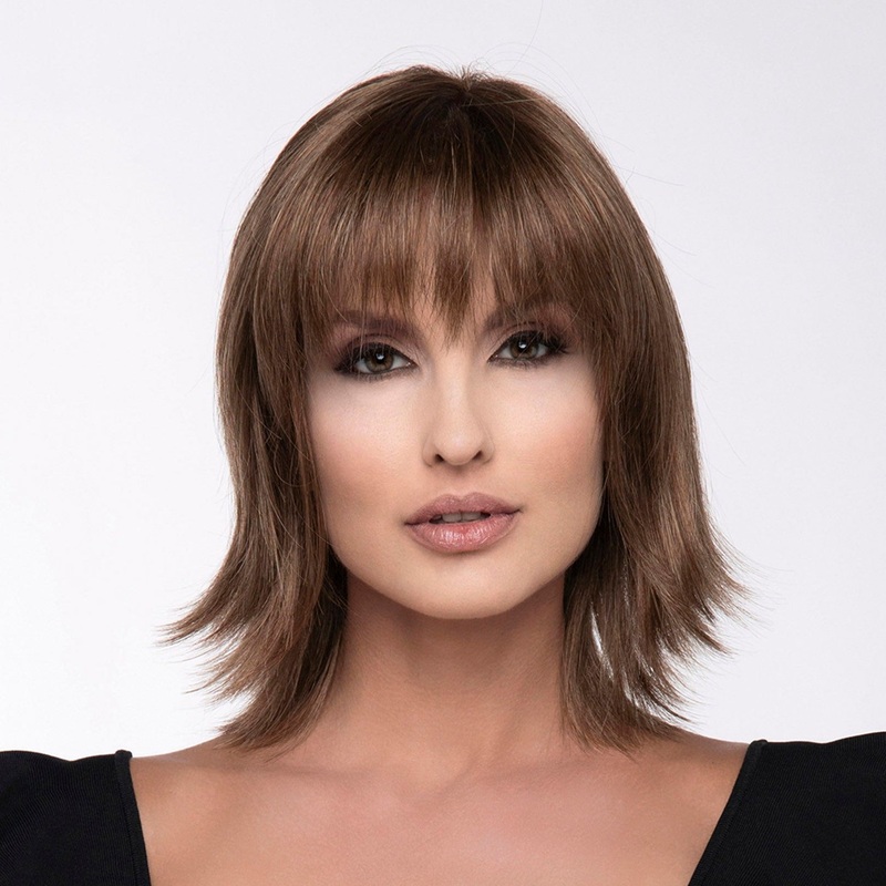 AMBER | Lace Front Mono Top | Synthetic EnvyHair Wig Almond Breeze Average