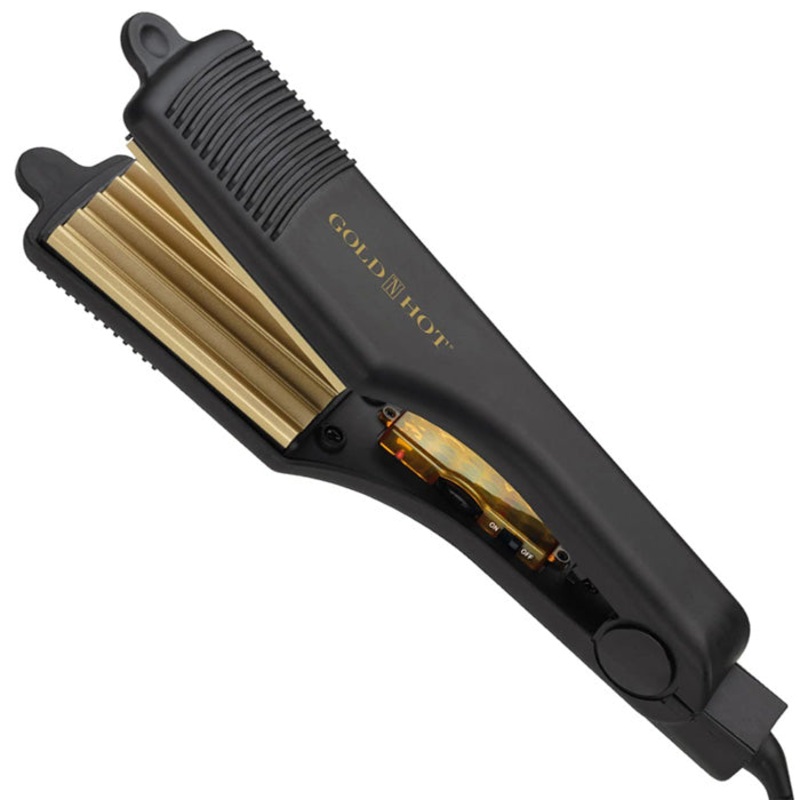 Gold N Hot Gold Tone Crimping Iron 2 Inch 2 inch