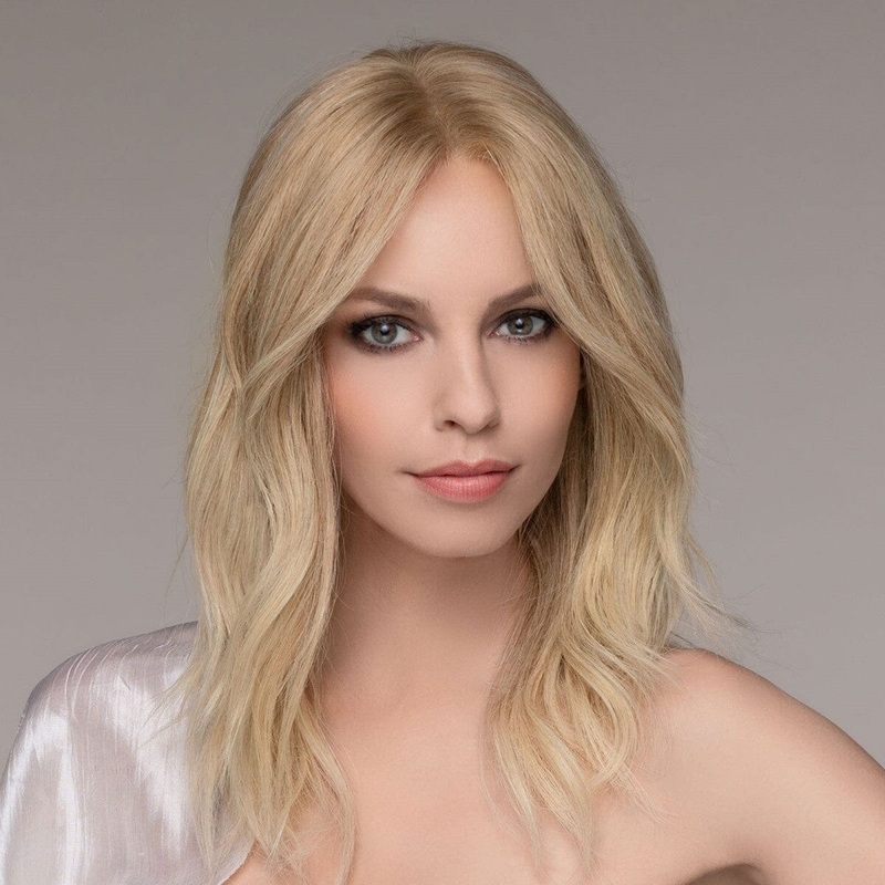 Spectra Plus Remy Human Hair Lace Front Wig by Ellen Wille Champagne Rooted