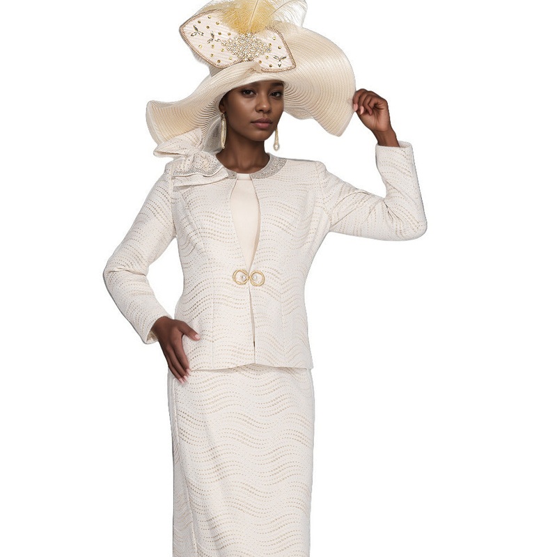 Waves of Metallic Hat Metallic Champagne OS