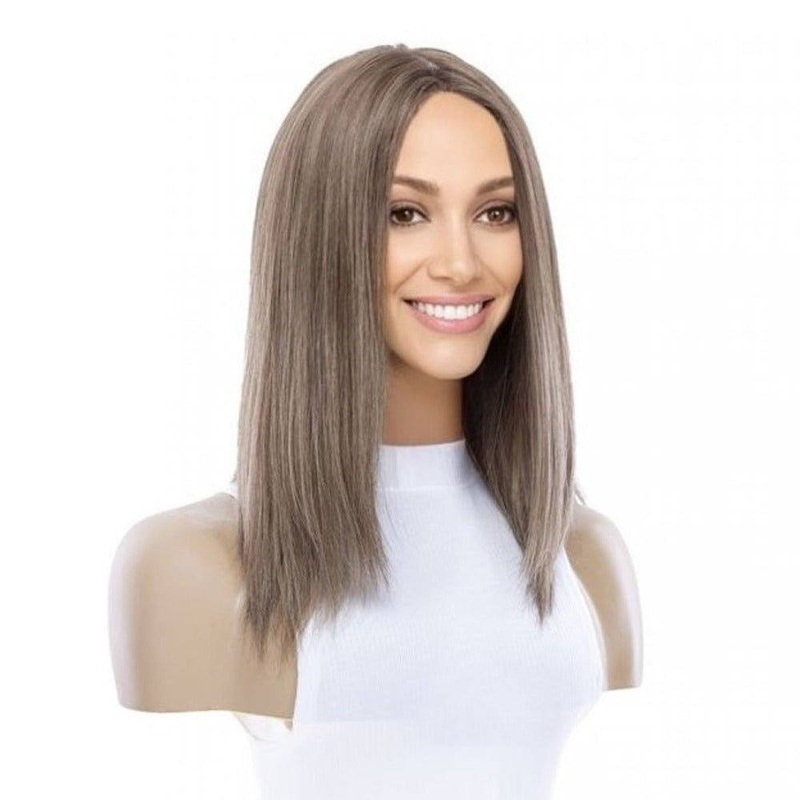 16″ Princess Silk Top Wig Light Brown Babylight Zig Zag Lace Front