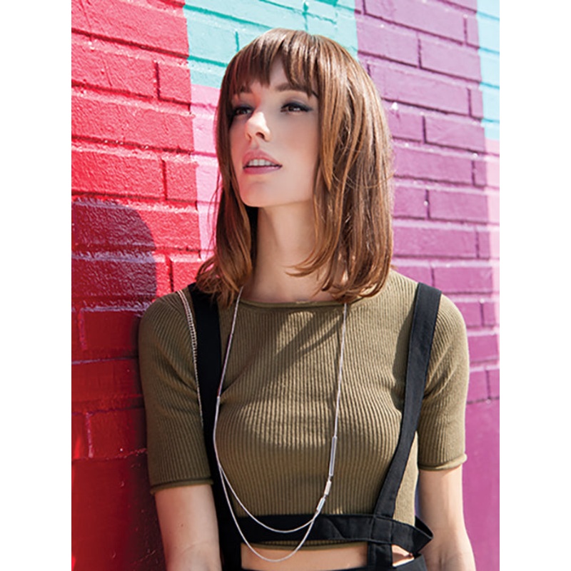 clip in bang R14/16T buttered toast