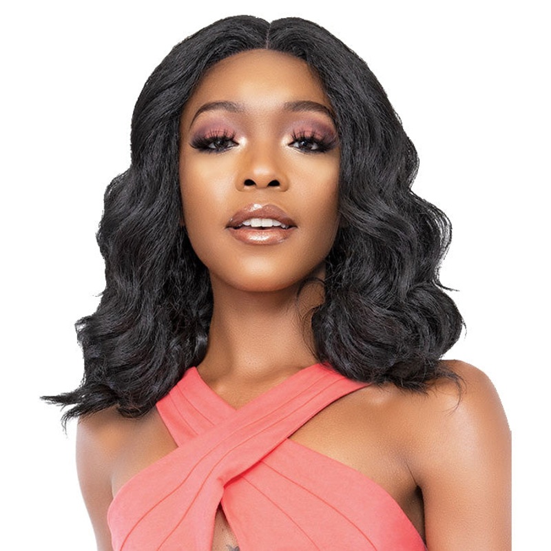 Janet Collection Natural Me Blowout PREMIUM Synthetic Lace Wig – AUDRINA 1