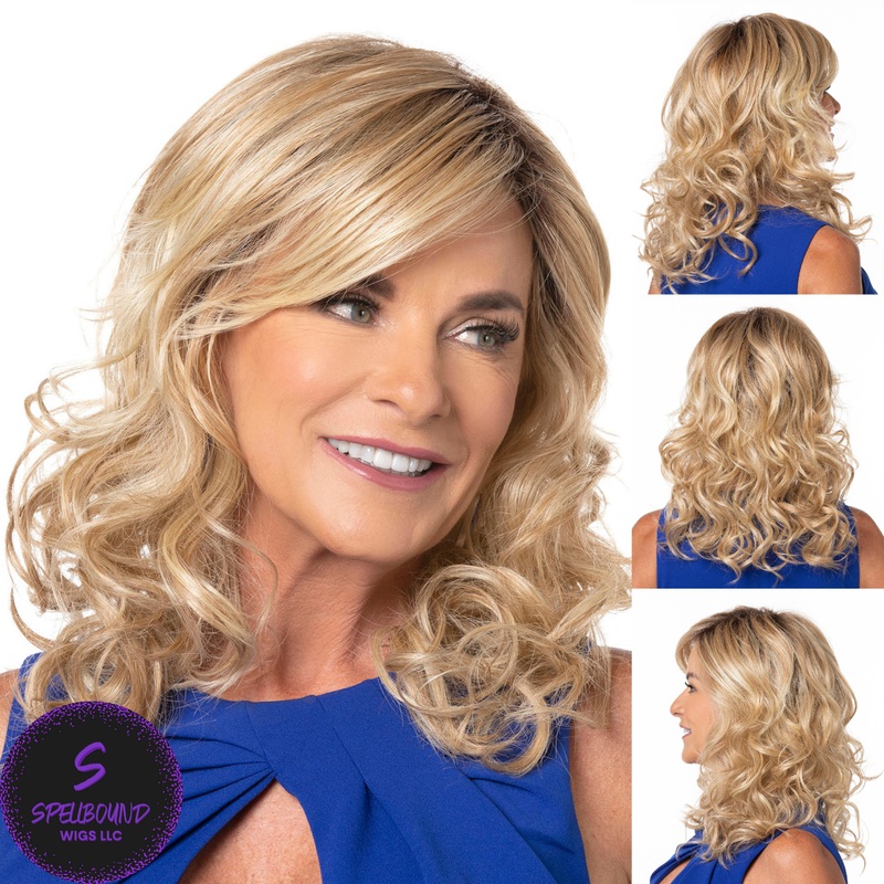 Beachy Wave Wig – Shadow Shade Wigs Collection by Toni Brattin Average Black