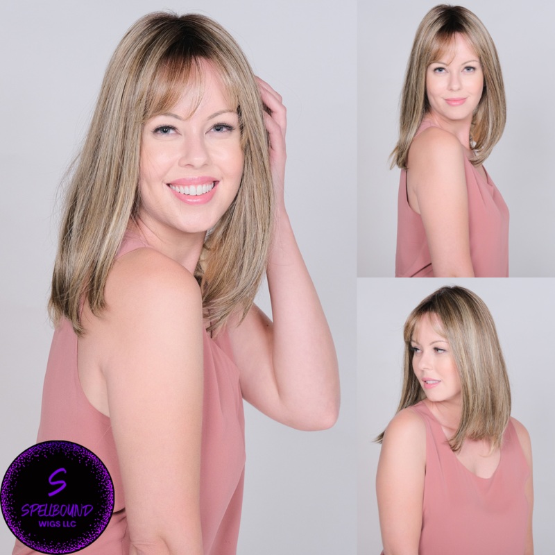 Lace Front Mono Top Bangs 16″ – by BelleTress Bombshell Blonde
