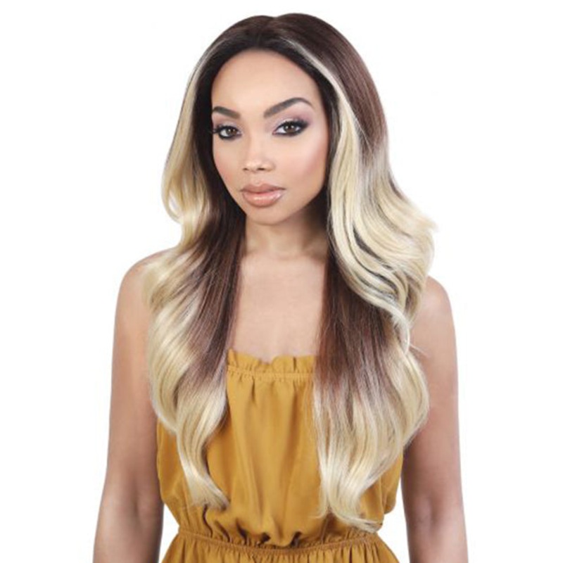 LDP-Spin72 | Lace Front & Lace Part Synthetic Wig by Motown Tress 1B