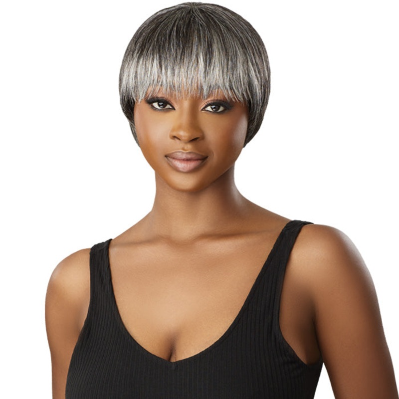 Outre Fab & Fly 100% Human Hair Gray Glamour Full Wig – HH-ZAIDA 34