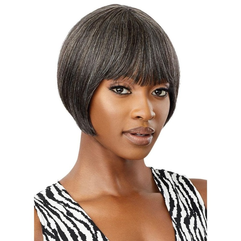 Outre Fab & Fly Gray Glamour Human Hair Wig – HH-Harriet NBLK