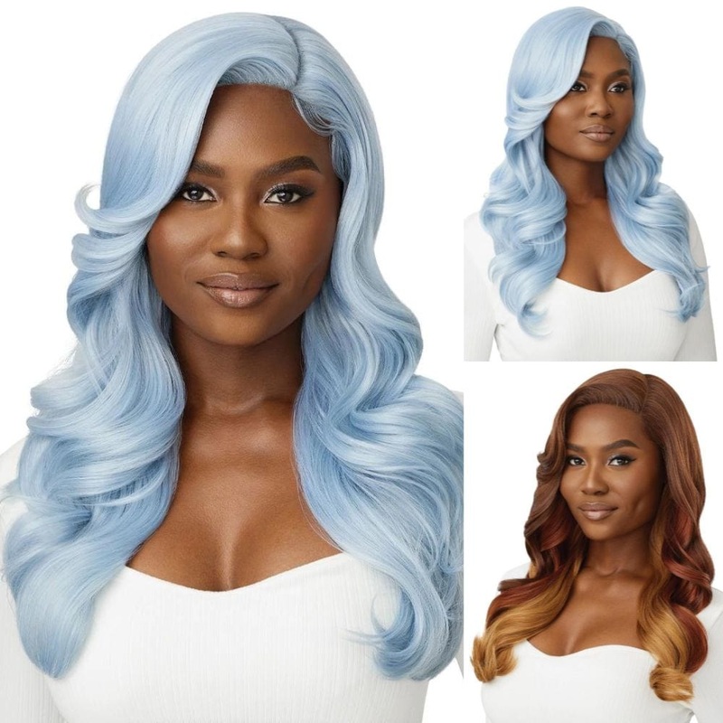 Outre Synthetic HD Transparent Lace Front Wig – Kyala 1 JET BLACK