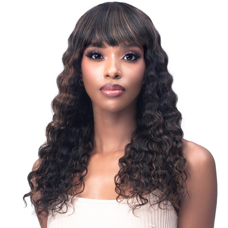 Bobbi Boss 100% Unprocessed Human Hair Full Wig  – MH1340 DEBORAH FS1B/30
