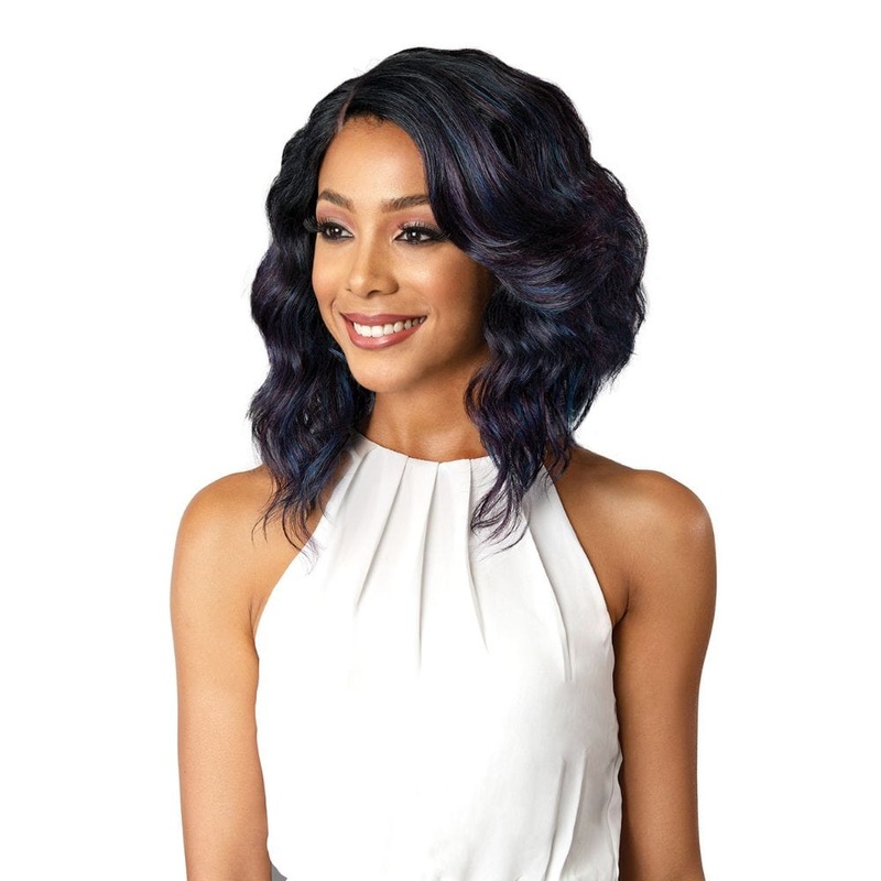 Bobbi Boss Swiss Lace Front Wig – MLF181 Denna 1 JET BLACK