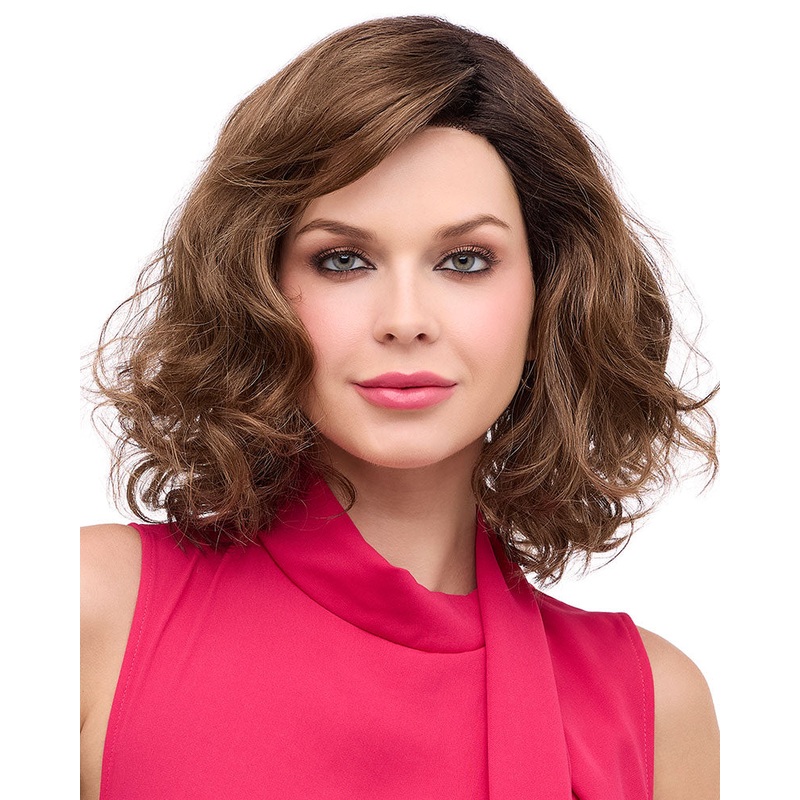 Dakota (Exclusive) | Monofilament Part Synthetic Wig by Envy Amaretto N Cream