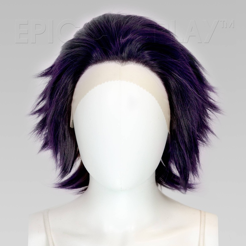 Keto (Layered) – Purple Black Fusion Wig