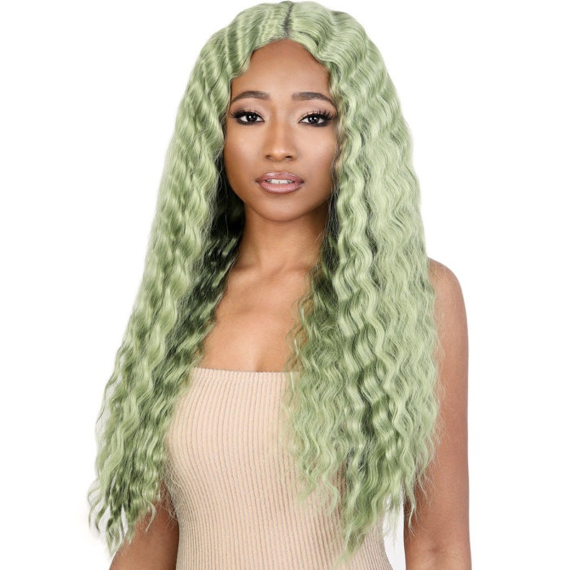Motown Tress Swiss Lace Deep Part Front Wig – LDP-CRIMP7 1