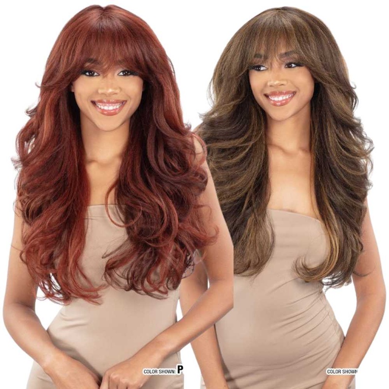 Shake-N-Go Snatched Synthetic Full Wig – Elara 1 JET BLACK