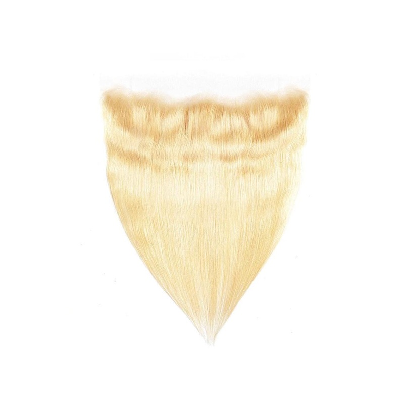 CurlyMe Straight #613 Blonde Virgin Human Hair 13×4 Lace Frontal 13×4 Frontal 8