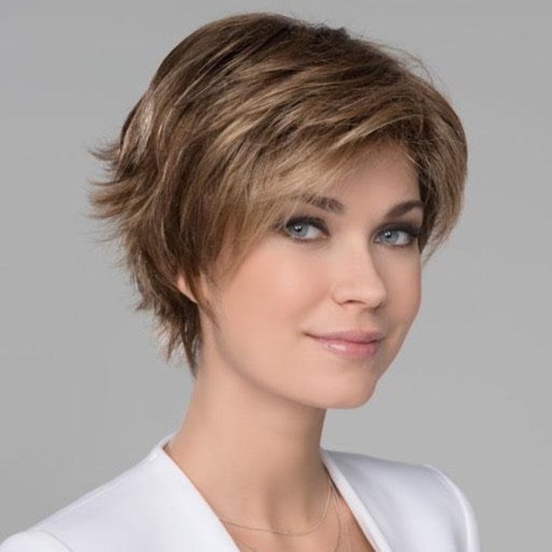 FLIP MONO | Synthetic Lace Front Wig | Ellen Wille CHAMPAGNE ROOTED Petite/Average