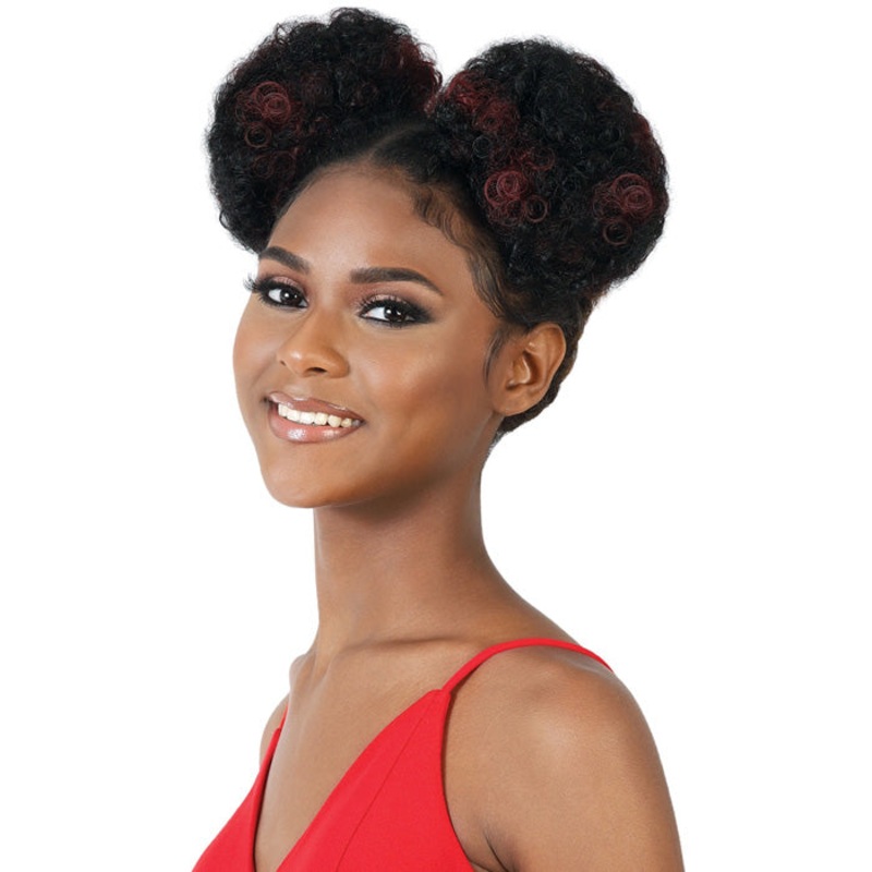 Motown Tress Ponydo Curlable Drawstring Ponytail – PD-AFRO2PC 1