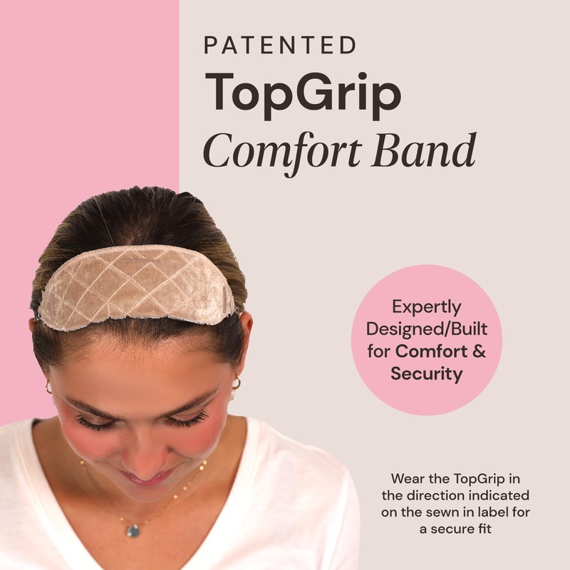 No-Slip Medium TopGrip Comfort Band Beige