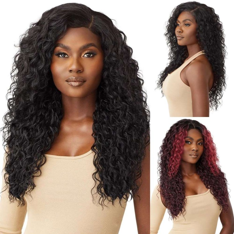 Outre 5×5 HD Lace Closure Wig – HHB-Malaysian Deep 26″ 1 JET BLACK