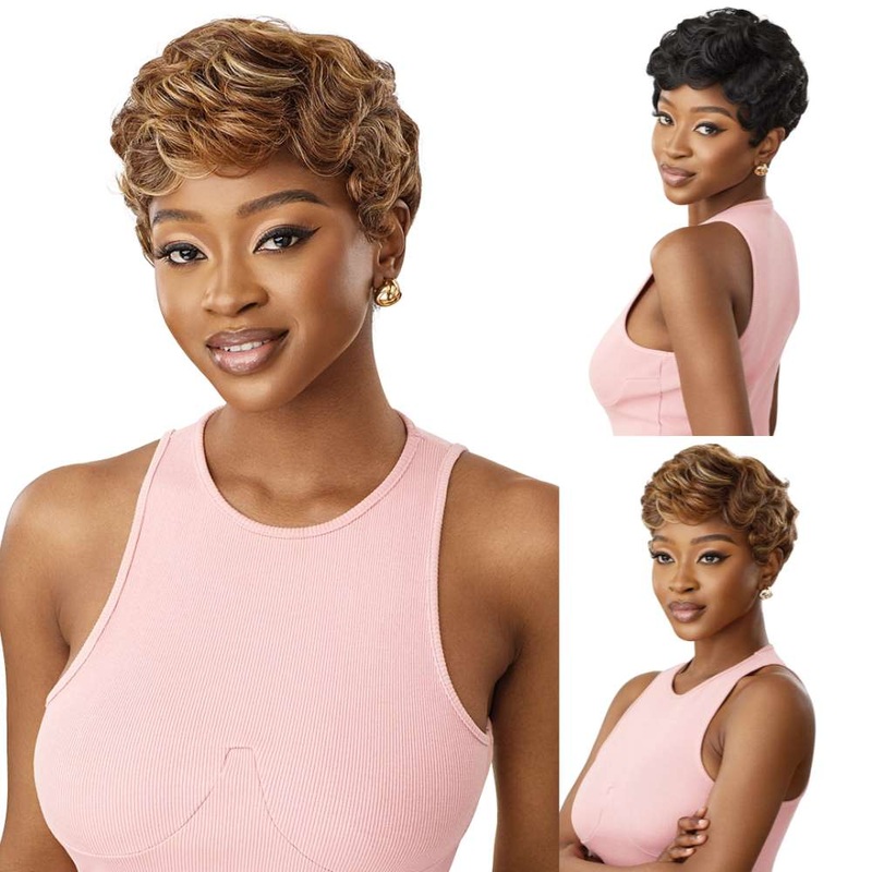 Outre Wigpop Synthetic Full Wig – Farinah 1 JET BLACK