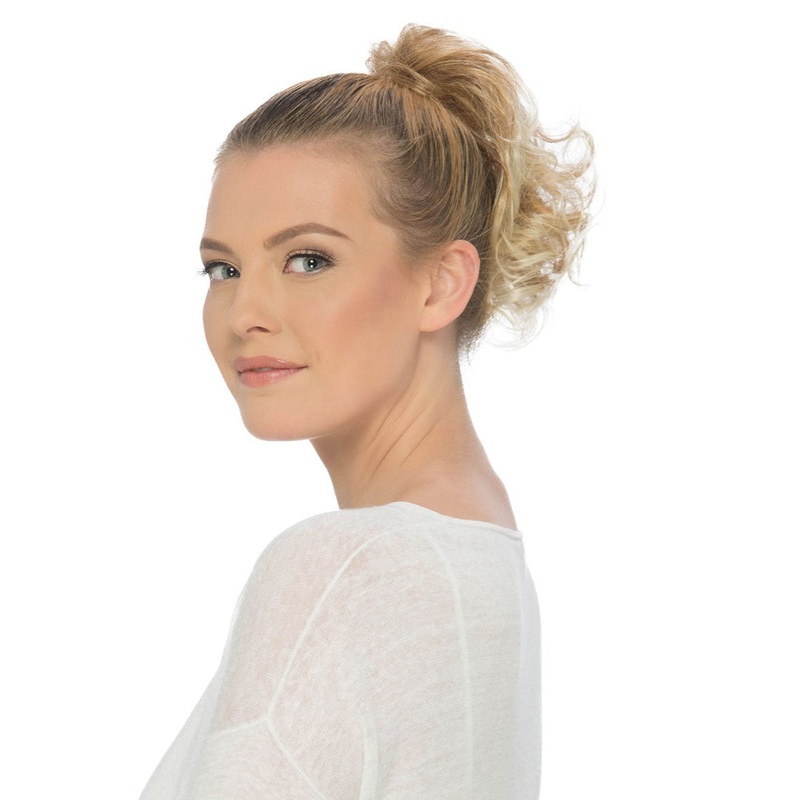 Ponytail Spring Clip r2/4 dark brown mix