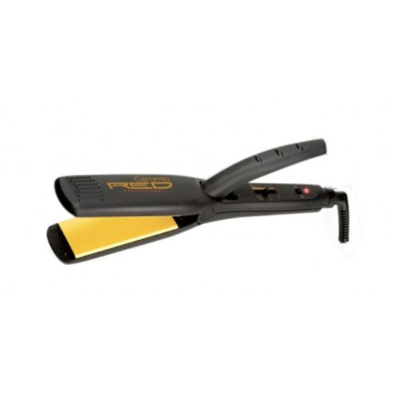 Red Ceramic Hot Styler Flat Iron 1 1/2 inch 1.5″