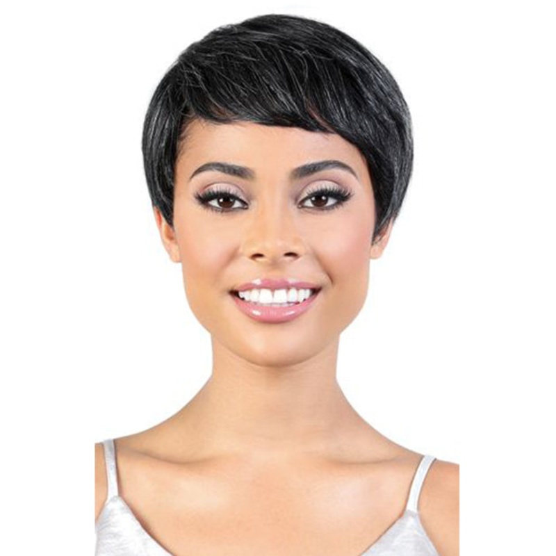 SH Pixie | Human Hair Wig by Motown Tress 1B