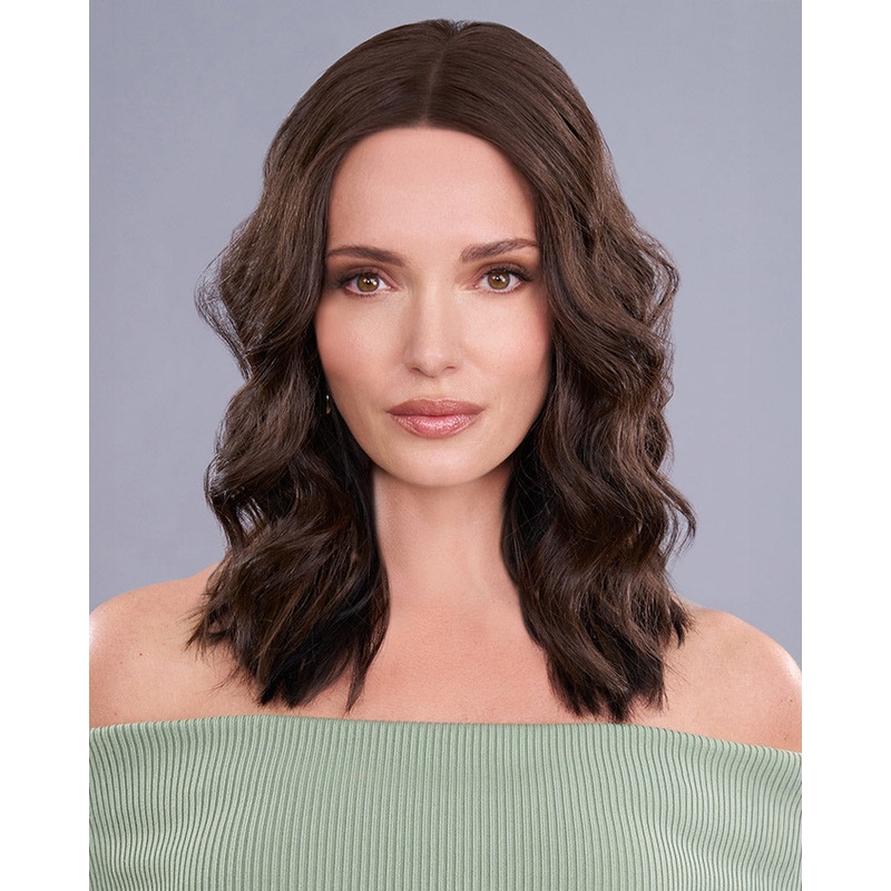 Top Trend Lace HD Wavy 14 inch | Lace Front & Monofilament Synthetic Hair Topper by Jon Renau 10